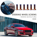 6pcs/lot Burnt Titanium Car Steering Wheel Bolts Hex Head Bolts (M5x15mm) Newly