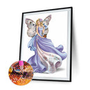 Full Drill Mosaic Rhinestone Picture DIY Elegant Princess 5D Diamond Painting
