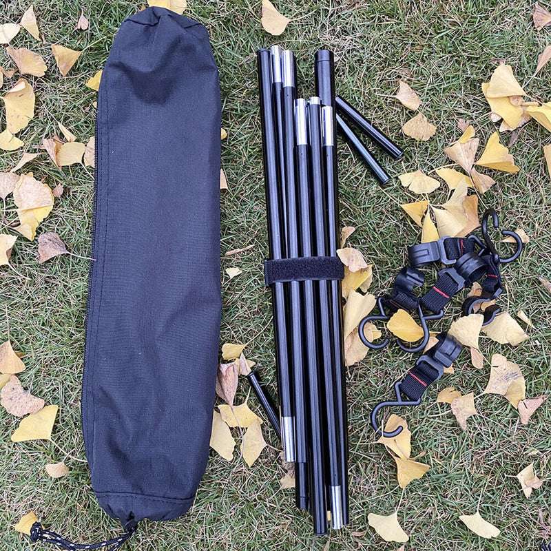 Hanging Rack Outdoor Camp Clothes Sundry Storage Hanger Triangle Shelf (S) Newly