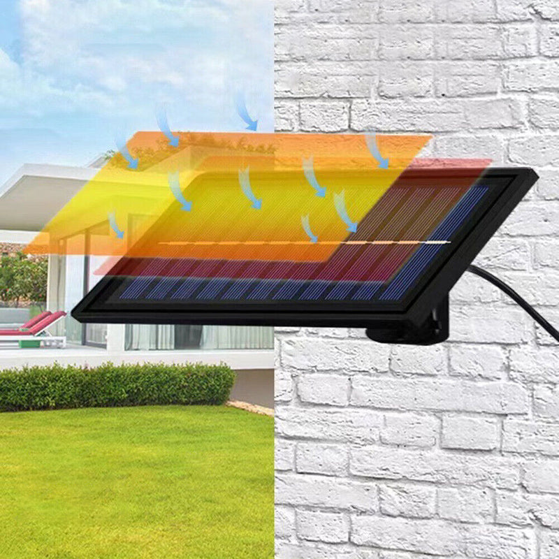 Solar LED Pendant Lights Outdoor Garden Wall Chandelier (Double Head White)