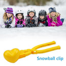 Love Shaped Snowball Maker Clip Kids Winter Snow Sand Mold Random (Yellow)