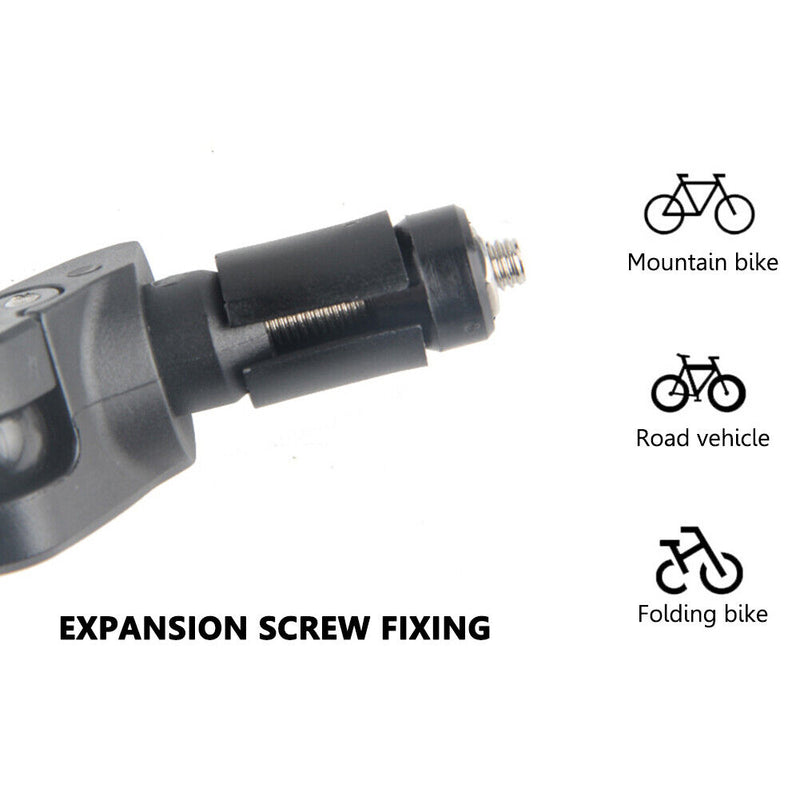 Bicycle Handlebar Convex Mirror Mountain Road Bike Rearview Mirrors (Long) Newly