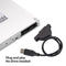 USB 2.0 SATA Optical Drive Cable 7+6 Pin Adapter for Laptop CD-ROM CD DVD
