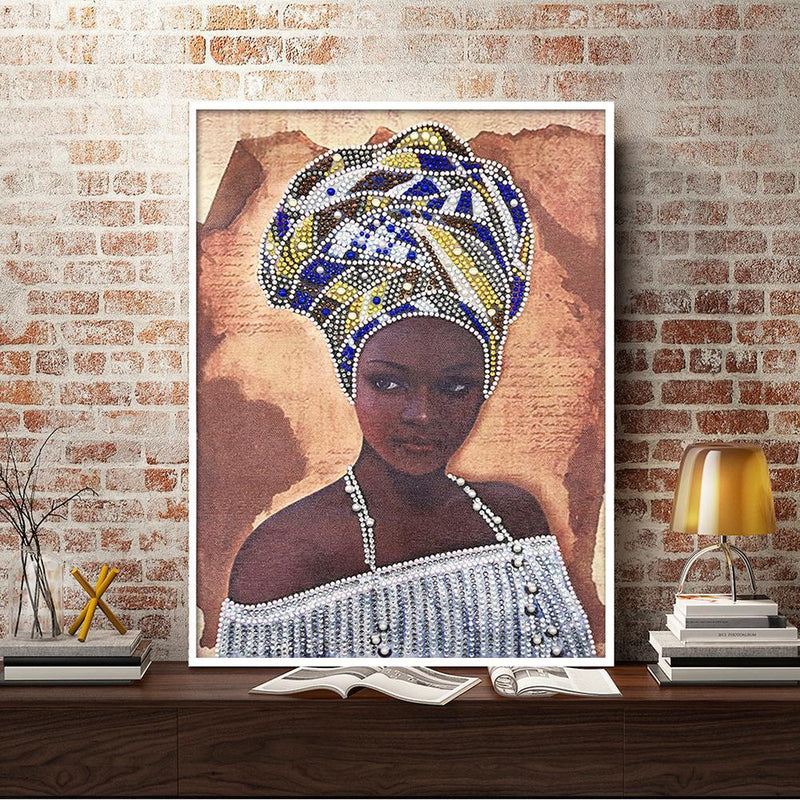 5D DIY Special Shaped Diamond Painting Woman Embroidery Mosaic Kits Wall Decor