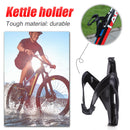 MTB Water Bottle Holder Road Bicycle Kettle Holder Fiberglass Cage (Black) Newly