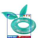 Kids Swimming Ring Cute Rabbit Ears Modeling Reusable Thickening Ring (B)