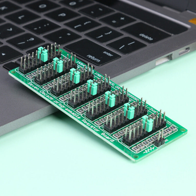 1R-9999999R Step Accuracy 1R 1/2 Watt Programmable Seven Decade Resistor Bo