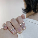 Irregular Punk Opening Nail Rings Sets 3 Pcs/Set Jewelry Fingertip Protective
