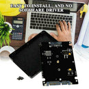 M.2 NGFF SSD to 2.5"SATA III Enclosure 7mm Drive Adapters 2280 2242 2260 N3G7