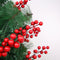 Artificial Red Bird Berry Spray Stem Of Berries Autumn Christmas Decor Xmas.