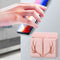 Phone Wall Mounted Holder with Plug Charging Sundries Organizer Box (Pink) Newly