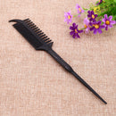 Two Sides Dye Comb Brush Black Barber Tinting Hair Dye Hair Plastic Tool