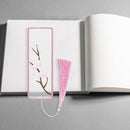 DIY Retro Bookmark Cotton Thread Craft Book Decor Embroidery Kit for Book Gif