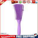 Women Hair Scalp Massage Comb Curly Hairdressing Styling Hairbrush (Purple)