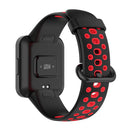 Smartwatch Band Strap for Redmi Watch 2/Lite Adjustable Belt (Black Red) Newly
