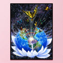 40x55cm Cross Stitch Full Embroidery Kit Mother of The Earth Home Decor Stamped
