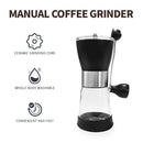 Coffee Bean Mill Stainless Steel Adjustable Knob Setting Manual Coffee Grinder