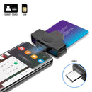 USB-C Type C Smart Card Reader ID/Bank/SIM Cloner CAC Adapter Reader`