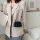 Pure Color Leather Mini Shoulder Bags Women Chain Messenger Bags (Black)