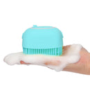 Soft Pet Dog Bath Shower Shampoo Brush SPA Massage Clean Scrubber (Blue) Newly