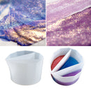 Silicone Split Color Mixing Cup - Multi Channels Paint Divider (3 Channels)