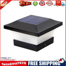 6LED Solar Fence Light Waterproof Square Stigma Lamp for Garden Decoration