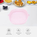 #A Silicone Air Fryer Liner Reusable Oven Microwave Baking BBQ Fryer Pan Pot B
