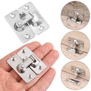 Hasp Sliding Door Chain Locks 90 Degree Hasp Anti-theft Deduction Latches