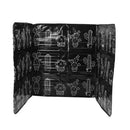Aluminum Foil Wall Oil Splash Guard Gas Stove Oil Splatter Screen (Black)