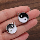 Pendant DIY Tai Chi Charms Yin Yang Pendant White Black Jewelry Accessories