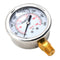 Stainless Steel Hydraulic Fluid Pressure Gauge 0-3500PSI US Thread Pressure Gauge