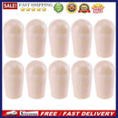 10pcs 4mm Plastic Guitar Toggle Switch Tip for LP Electric Guitar(Yellow)