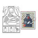 1*Kitchen Apron Cutting Die Stencil Scrapbook Embossing US M2L8 DIY Paper T5W6