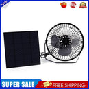 5W 6V 4 inch Exhaust Fan for Outdoor Dog House Solar Panel Ventilator Fan