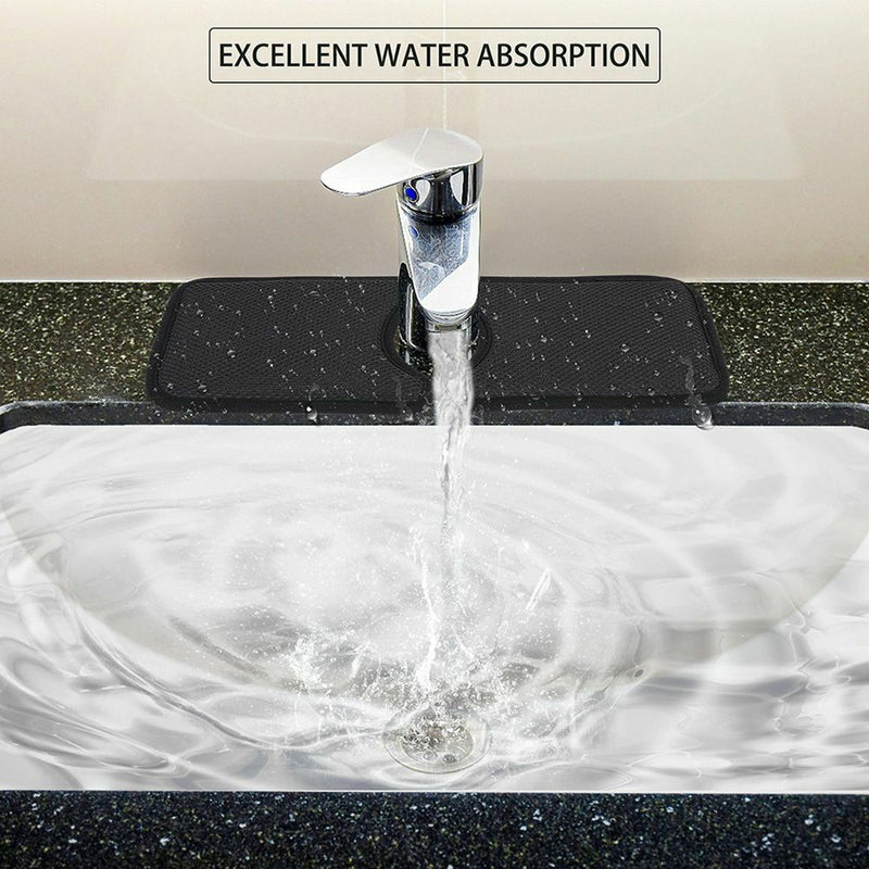 Drying Dish Drying Pads Faucet Absorbent Mat Faucet Wraparound Splash Catcher