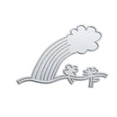 Cutting Die Decor Carbon Steel Rainbow Cloud Shape Craft Embossing-133495