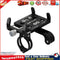 Bicycle Scooter Phone Holder Aluminum Motorcycle Camera Stand Rack (Black) Newly