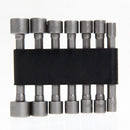 14pc Power Nut Driver Drill Bit Set Sea Metric Socket Screw 1/4