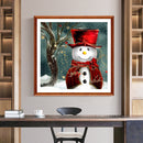 Snowman Full Square Drill Diamond Painting 5D DIY Rhinestone Picture Mosaic