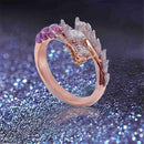 Engagement Crystal Wedding Band Rings Dragon Rings Gothic Rhinestone Zircon