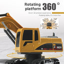 Engineering Crawler Vehicle 1/24 5CH Remote Control RC Excavator for Kids Adults