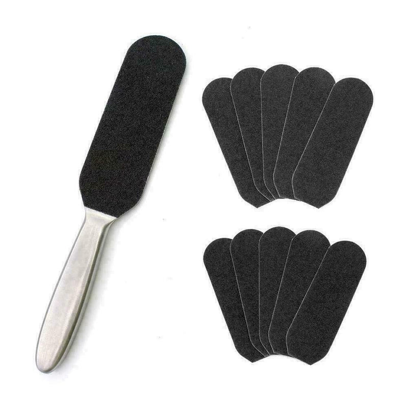 Steel Foot Files Pedicure Callus Feet Rasp Replacement Pads L6Z2