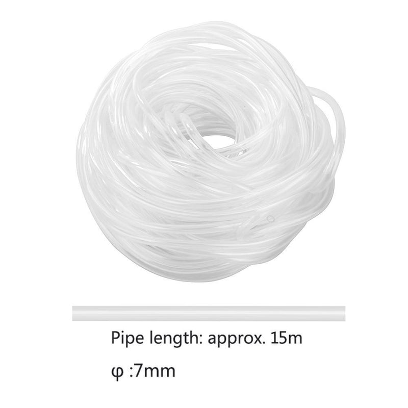 4/7mm Hose Garden Irrigation Pipe Agriculture Sprinking Drip Tube(15m)
