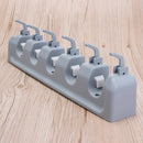 Wall Mounted Mop Brush Broom Hanger Storage Rack Kitchen Organizer(5 Racks)