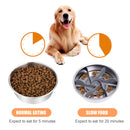 Spiral Slow Feeder Dog Bowls Insert - 19 Suction Cups for Dog Bowls (A) Newly