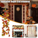 Herbst Ahornblatt Kürbis Beeren Kranz Halloween Thanksgiving Door Home Decor.