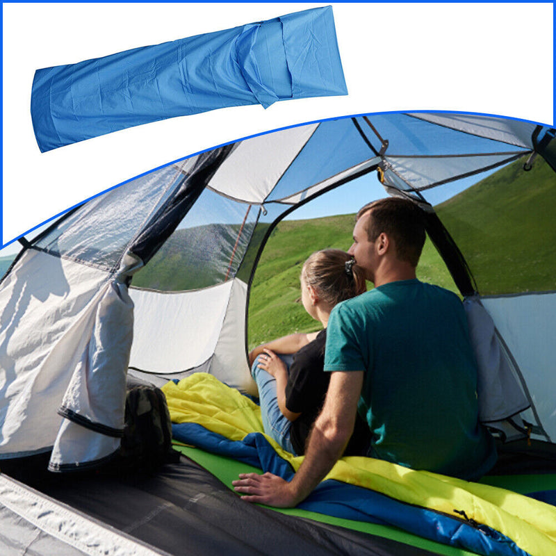 Single Close-Fitting Sleeping Bag Portable with Zipper Anti-Static for Traveling