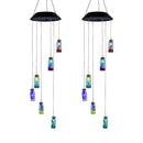 Wind Chime Lamp Wishing Bottle Wind Chime Lamp Solar Light Outdoor Lighting