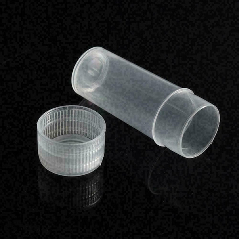 Plastic sample bottle test tube mini vials storage container W2B9 Sale L4E5 M5H3