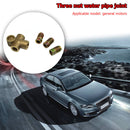 3 Way Tee Piece Brake T M10 Union + 3 Male Nuts for 3/16 inch Brake Pipe